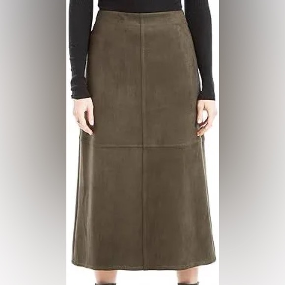Max Studio Dresses & Skirts - Faux Suede Midi Skirt